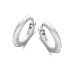 SPIRIT ICONS ‘BALANCE’ HOOP 12 MM RUSTIC SØLV - 42461