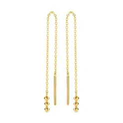 SPIRIT ICONS MALA ØRERING MED KÆDE 14 KARAT GULD - 44846