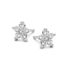SPIRIT ICONS NOBLE ØRESTIKKER SØLV MED SYNTETISKE ZIRKONIA STEN - 41251