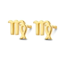 SPIRIT ICONS STJERNETEGN JOMFRU ØRERINGE SØLVFORGYLDTE - 41072