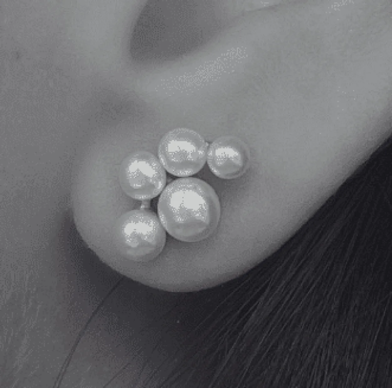 STINE A BLOOM BERRIES ØRERING SØLV FORGYLDT - 1339-02-S