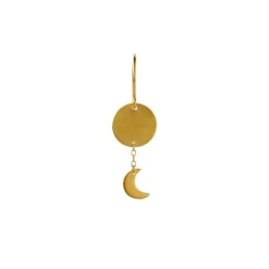 STINE A FORGYLDT ØRERING SUN AND MOON - 1359-02-S