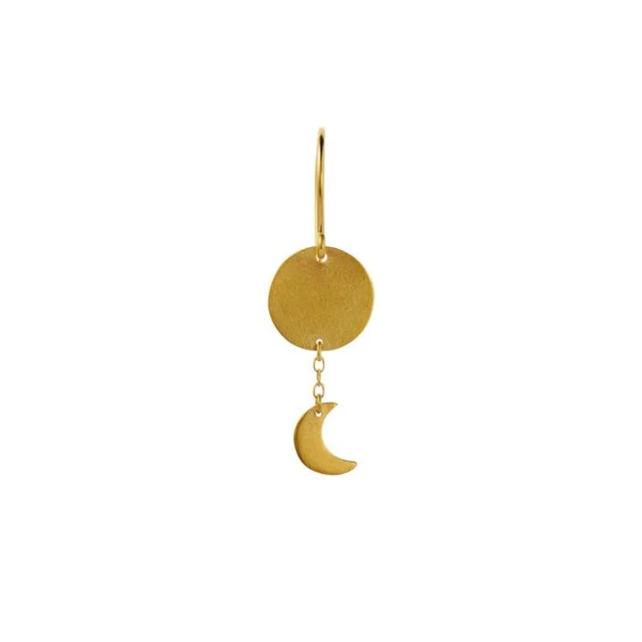 STINE A FORGYLDT ØRERING SUN AND MOON - 1359-02-S