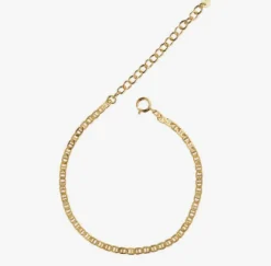STINE A PETIT LINK ARMBÅND SØLV FORGYLDT - 3170-02-OS