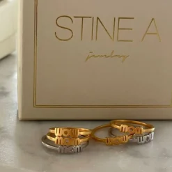 STINE A WOW MOM RING FORGYLDT SØLV - 4047-02