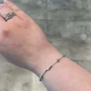 STUDIO Z ARMBÅND SØLV TANGLED MED FARVET ZIRKONIA - 7157847