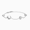 STUDIO Z CASCADE ARMBÅND SØLV MED STEN OG PERLE - 7157875
