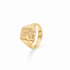 STUDIO Z EDGE RING FORGYLDT SØLV - 7240890