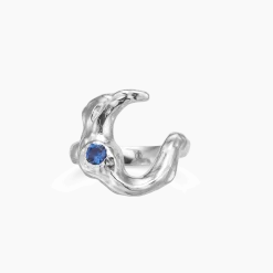 STUDIO Z LUNAR RING SØLV MED BLÅ STEN – 7147881