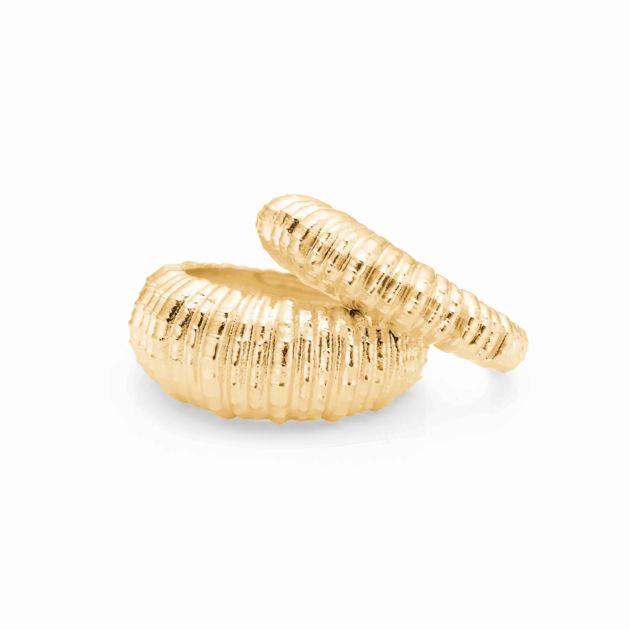 STUDIO Z SEASHELL SECRETS SØLV FORGYLDT RING -7240908