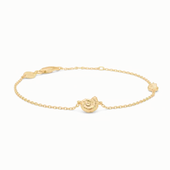 STUDIO Z SEASHELL SECRETS SØLV FORGYLDT ARMBÅND MUSLING - 7250904