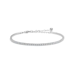 STUDIO Z TENNIS ARMBÅND SØLV MED STEN - 7157097