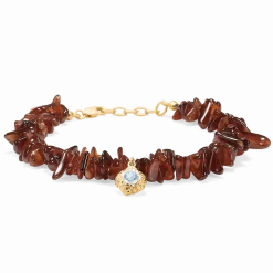 STUDIO Z WILD CLIFF SØLV FORGYLDT ARMBÅND MED ZIRKON - 7256896