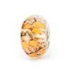 TROLLBEADS 'BLOMST ORANGE' GLAS LED - TGLBE-30078
