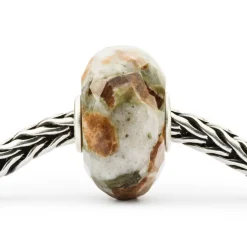TROLLBEADS 'GRANAT FELDSPAT' STEN KUGLE - TSTBE-20040