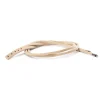 TROLLBEADS LÆDERARMBÅND BEIGE 36CM - TLEBR-00010