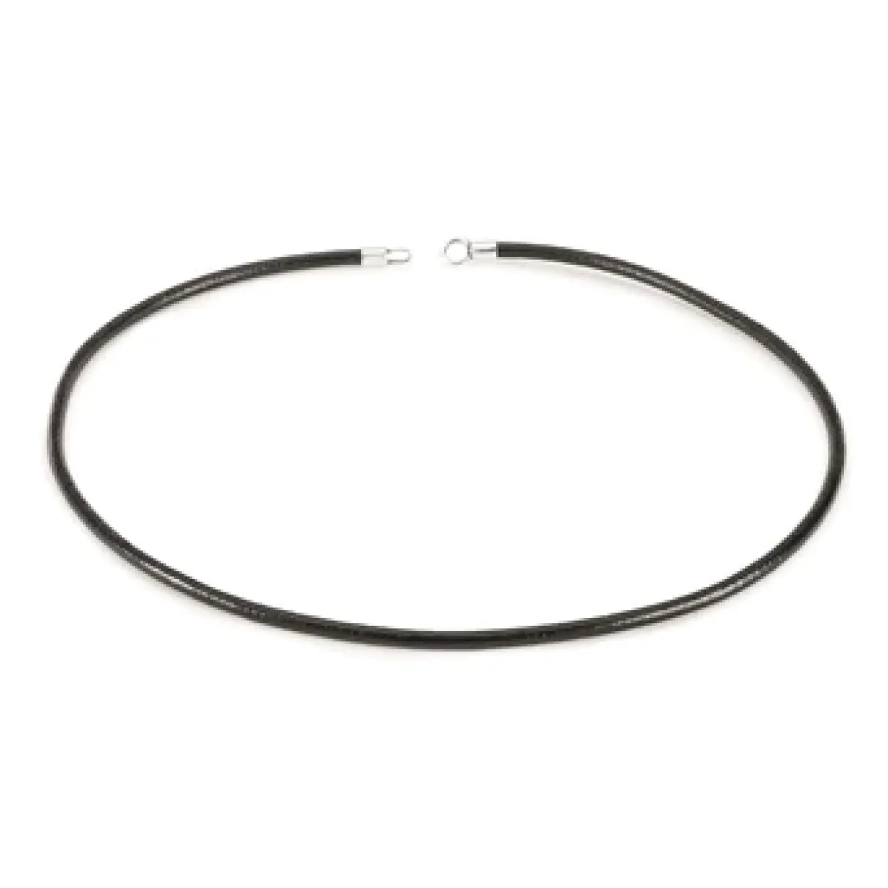 TROLLBEADS LÆDERKÆDE SORT U/LÅS 42 CM - TLENE-00003