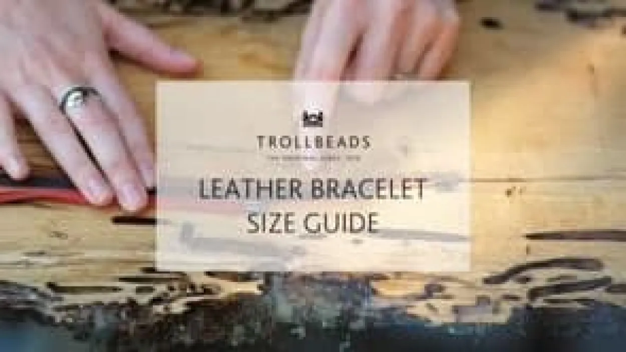 TROLLBEADS SORT LÆDER ARMBÅND 41CM - TLEBR-00002