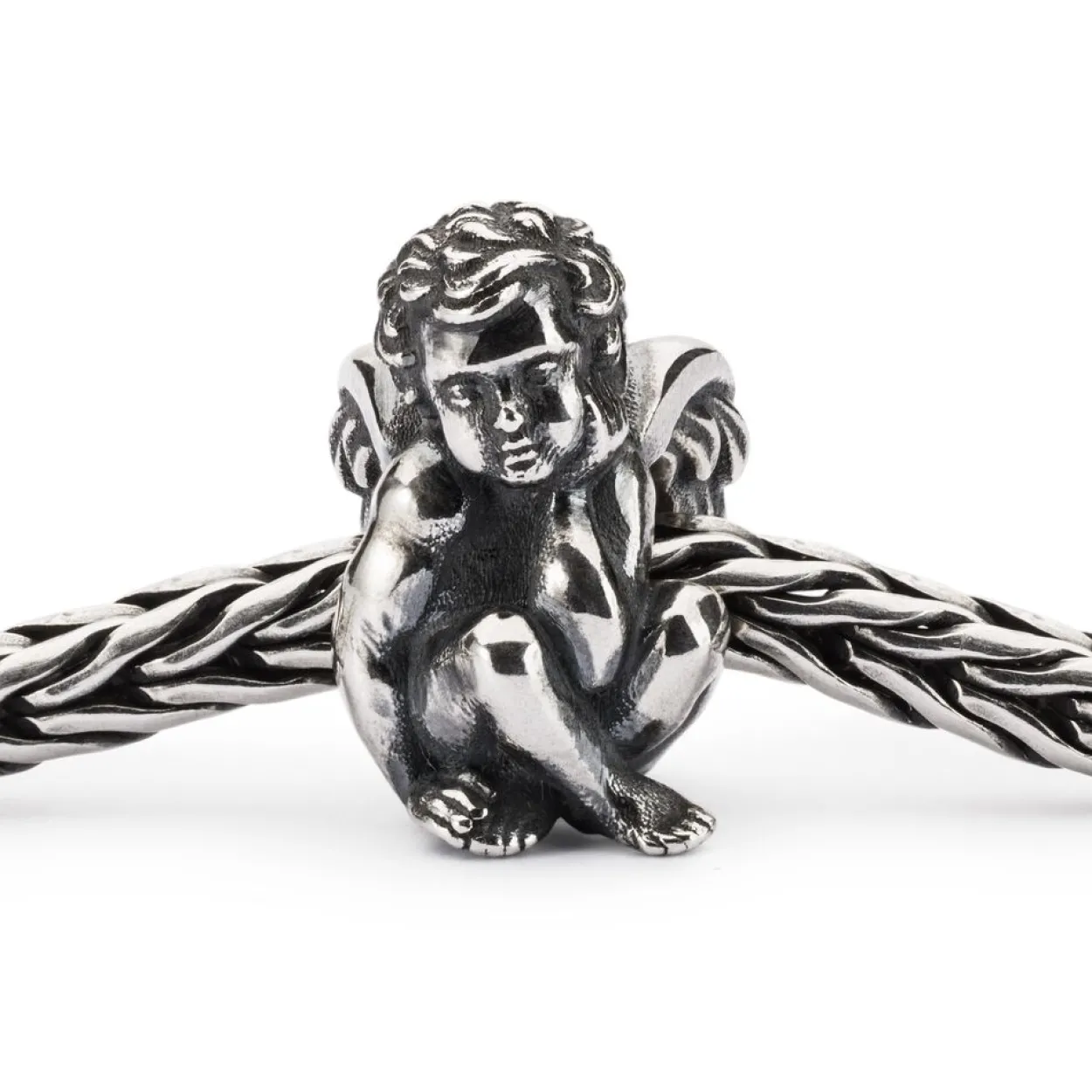 TROLLBEADS 'TANKENS KERUB' SØLV LED - TAGBE-50044